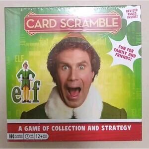 Christmas Elf Movie Card Scramble Board Game Christmas HolidayNEW & SEALED